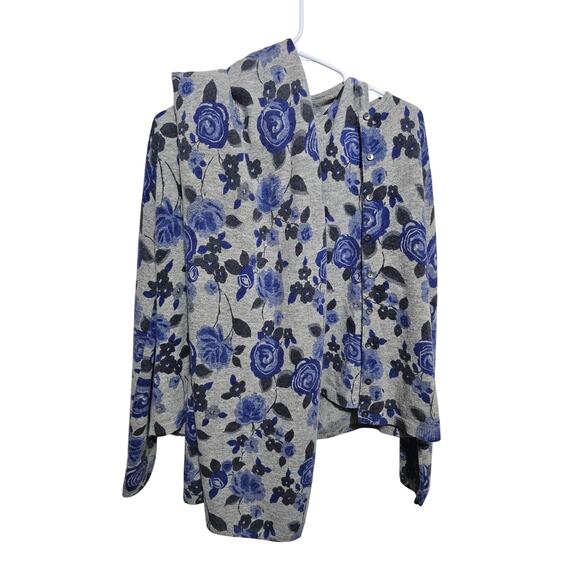 Ann Taylor Loft Tank Cardigan Scarf Size Small Lambswool Angora Rabbit Hair - Picture 10 of 12